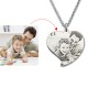 Father's day pendant necklace, Personalized Photo Necklace JEWNE101777